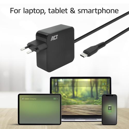 ACT USB-C laptoplader 65W met Power Delivery-profielen, 2 meter - Image 9