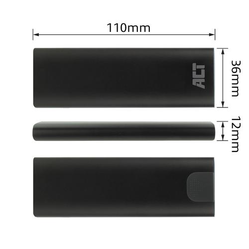 ACT USB-C M.2 NVMe / PCIe SSD Behuizing, tool-free - Image 8