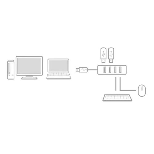 ACT USB hub 3.0, 4 poorts USB-A - Image 4