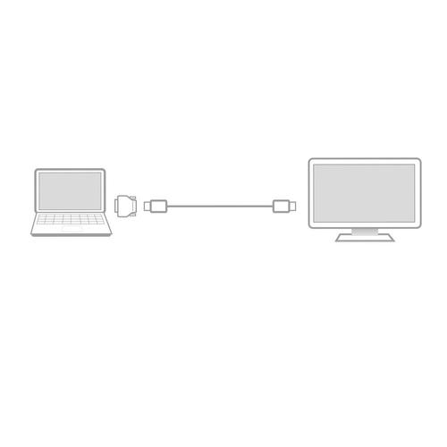 ACT Verloopadapter DVI-D male - HDMI A female - Image 3