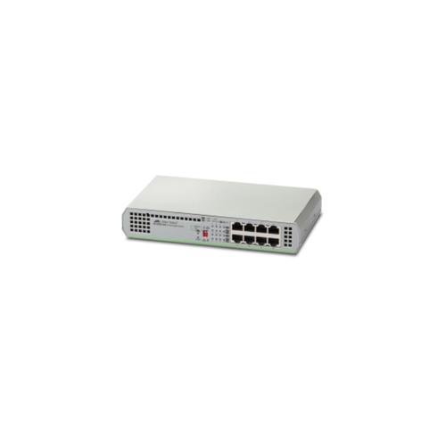 Allied Telesis AT-GS910/8-50 Unmanaged Gigabit Ethernet (10/100/1000) Grijs - Image 1