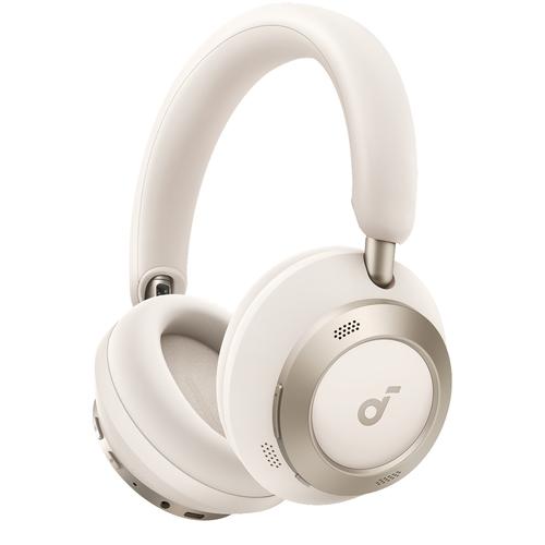 Anker Soundcore Space One Pro Headset Bedraad en draadloos Hoofdband Oproepen/muziek USB Type-C Bluetooth Wit - Image 1