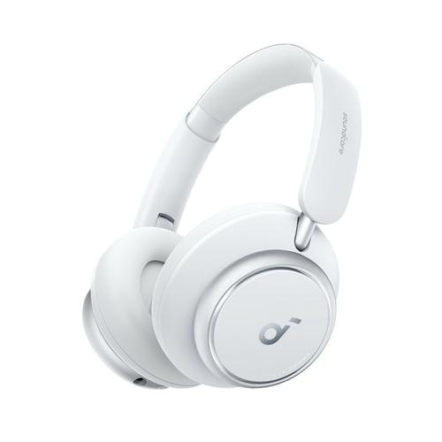 Anker Space Q45 Hoofdtelefoons Bedraad en draadloos Hoofdband Oproepen/muziek USB Type-C Bluetooth Wit - Image 1