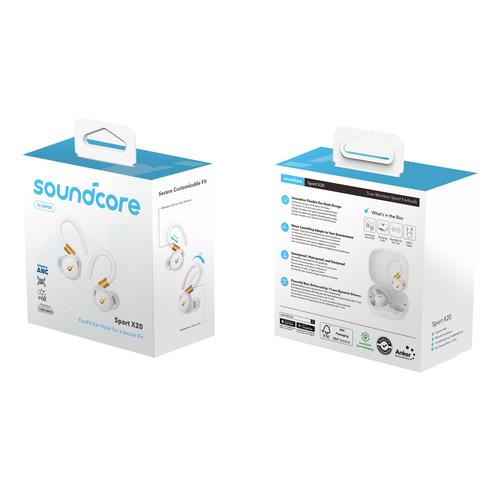 Anker Sport X20 Headset Draadloos In-ear Gesprekken/Muziek/Sport/Elke dag Wit - Image 10