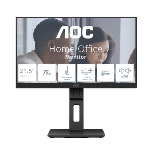 AOC E2 22E2UMF LED display 54,6 cm (21.5") 1920 x 1080 Pixels Full HD Zwart - Image 1