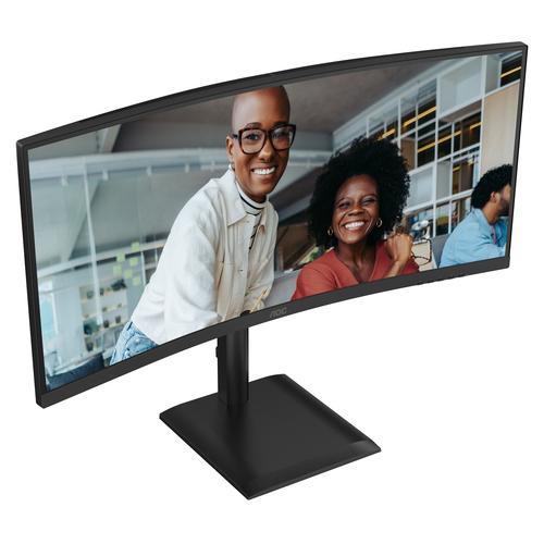 AOC E4 CU34E4CV computer monitor 86,4 cm (34") 3440 x 1440 Pixels UltraWide Quad HD LCD Zwart - Image 2