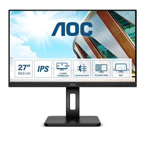 AOC P2 Q27P2Q computer monitor 68,6 cm (27") 2560 x 1440 Pixels Quad HD LED Zwart - Image 1