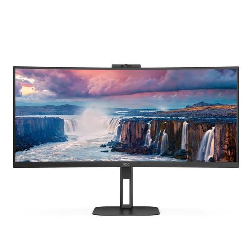 AOC V5 CU34V5CW computer monitor 86,4 cm (34") 3440 x 1440 Pixels Wide Quad HD LED Zwart - Image 4