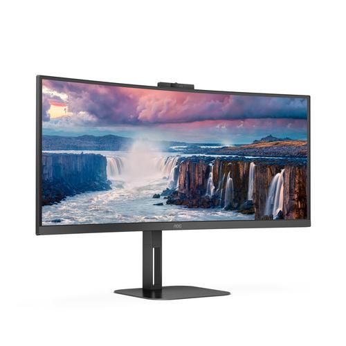 AOC V5 CU34V5CW computer monitor 86,4 cm (34") 3440 x 1440 Pixels Wide Quad HD LED Zwart - Image 7