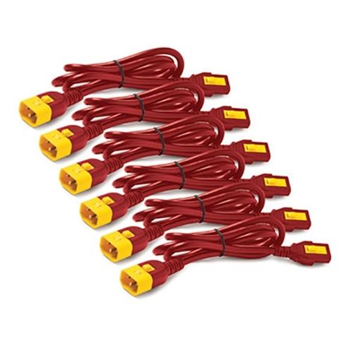 APC AP8706S-WWX340 electriciteitssnoer Rood 1,83 m C13 stekker C14 stekker - Image 1