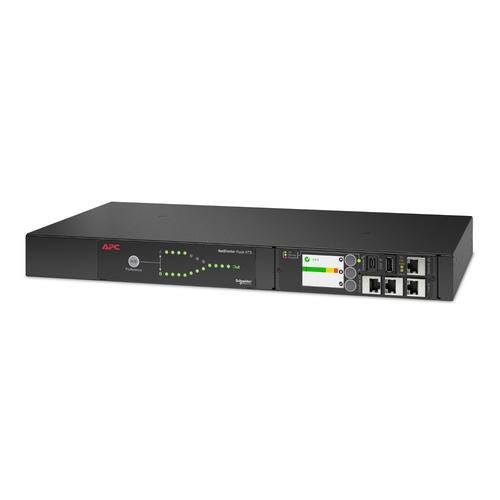 APC Automatic Transfer Switch AP4423A - (8x) C13 + (1x) C19, 3680W, Rack mountable, 1U - Image 1