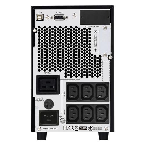 APC Easy-UPS On-Line SRV3KIL Noodstroomvoeding - 3000VA, 6x C13 1x C19, USB, extendable runtime - Image 2
