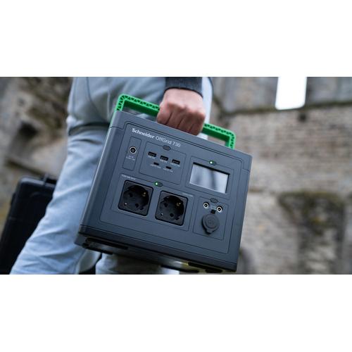 APC SE OffGrid Portable Power Station 730 - Li-Ion accu, LCD, 2x stopcontact, 3x USB-A, 2x USB-C, 3x 12V, draadloze lader - Image 3