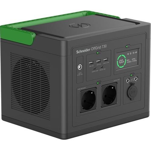 APC SE OffGrid Portable Power Station 730 - Li-Ion accu, LCD, 2x stopcontact, 3x USB-A, 2x USB-C, 3x 12V, draadloze lader - Image 8