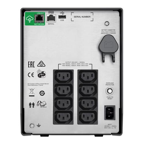 APC Smart-UPS SMC1000IC Noodstroomvoeding - 8x C13, USB, SmartConnect, 1000VA - Image 6