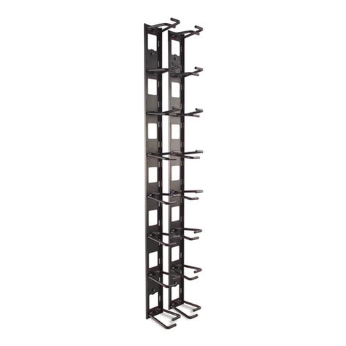 APC Verticale kabelorganizer, 8 kabelringen, nul U - Image 2