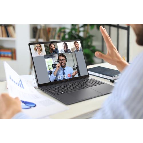 ASUS ExpertBook B3 B3605CCA-MB0295X Intel Core Ultra 5 225H Laptop 40,6 cm (16") WUXGA 32 GB DDR5-SDRAM 1 TB SSD Wi-Fi 6E (802.11ax) Windows 11 Pro US International Zwart, Grijs - Image 4