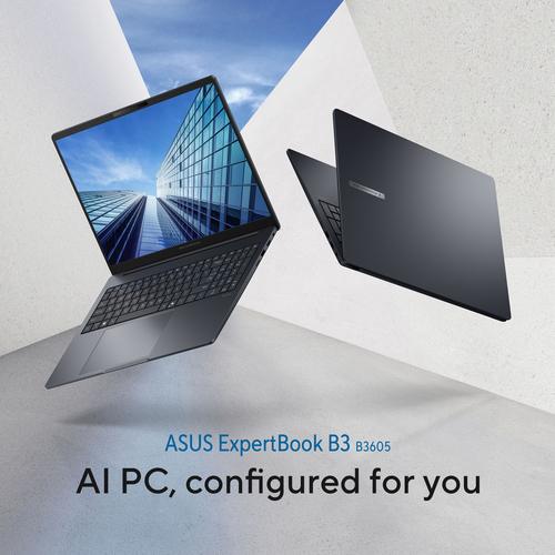 ASUS ExpertBook B3 B3605CCA-MB0295X Intel Core Ultra 5 225H Laptop 40,6 cm (16") WUXGA 32 GB DDR5-SDRAM 1 TB SSD Wi-Fi 6E (802.11ax) Windows 11 Pro US International Zwart, Grijs - Image 5