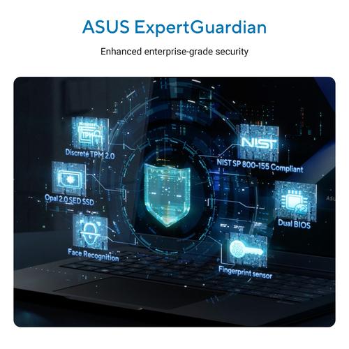 ASUS ExpertBook B5 B5405CCA-LY0020X Intel Core Ultra 7 255H Laptop 35,6 cm (14") WUXGA 16 GB DDR5-SDRAM 512 GB SSD Wi-Fi 7 (802.11be) Windows 11 Pro US International Zwart - Image 9