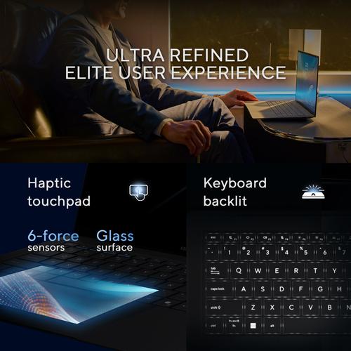 ASUS ExpertBook Ultra B9406CAA-TH0579X Copilot+ PC Intel Core Ultra 7 356H Laptop 35,6 cm (14") WQXGA+ 32 GB LPDDR5x-SDRAM 1 TB SSD Wi-Fi 7 (802.11be) Windows 11 Pro US International Grijs - Image 8