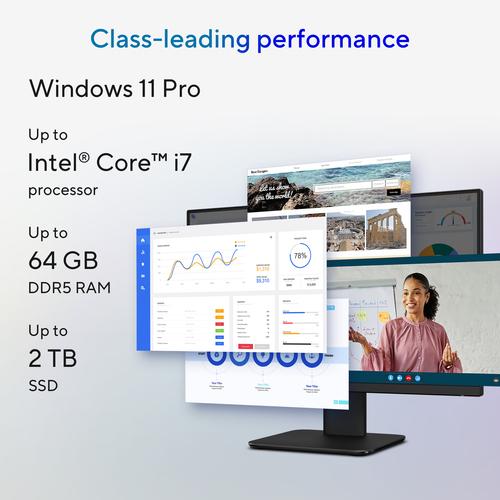 ASUS ExpertCenter P400 AiO P440VAEST-BPD184X Intel Core 5 210H 60,5 cm (23.8") 1920 x 1080 Pixels Touchscreen Alles-in-één-pc 16 GB DDR5-SDRAM 256 GB SSD Windows 11 Pro Wi-Fi 6 (802.11ax) Zwart - Image 4