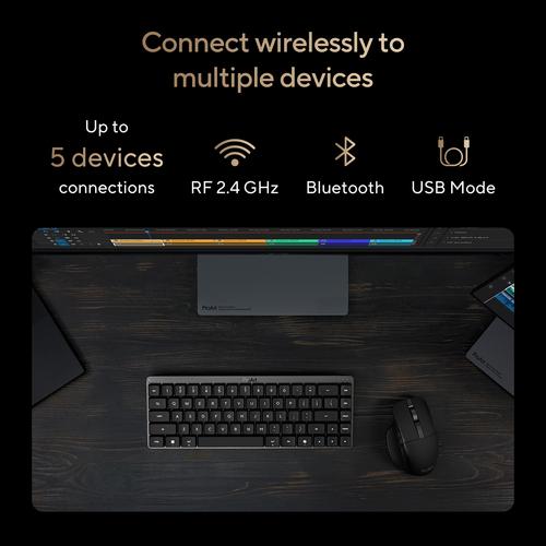 ASUS ProArt Mouse MD301 muis Universeel Rechtshandig RF Wireless + Bluetooth + USB Type-A Optisch 8000 DPI - Image 6