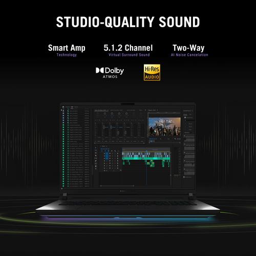 ASUS ROG Strix G16 G615LR-S5072W Copilot+ PC Intel Core Ultra 9 275HX Laptop 40,6 cm (16") WQXGA 32 GB DDR5-SDRAM 1 TB SSD NVIDIA GeForce RTX 5070 Ti Wi-Fi 7 (802.11be) Windows 11 Home Nederlands Zwart, Grijs - Image 5