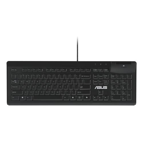ASUS Smart Card Keyboard KU100 toetsenbord Thuis/Werk USB Zwart - Image 1