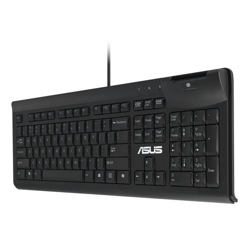 ASUS Smart Card Keyboard KU100 toetsenbord Thuis/Werk USB Zwart - Image 4