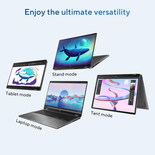 ASUS Vivobook 14 Flip TP3407SA-SG262W Intel Core Ultra 7 256V Hybride (2-in-1) 35,6 cm (14") Touchscreen WUXGA 16 GB LPDDR5x-SDRAM 512 GB SSD Wi-Fi 7 (802.11be) Windows 11 Home Nederlands Grijs - Image 4