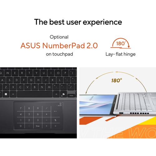 ASUS Vivobook 14 M1405NAQ-LY025W AMD Ryzen™ 7 170 Laptop 35,6 cm (14") WUXGA 16 GB DDR5-SDRAM 512 GB SSD Wi-Fi 6 (802.11ax) Windows 11 Home Nederlands Zwart - Image 3