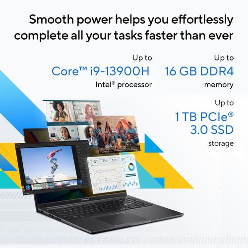 ASUS Vivobook 16 X1605VA-SH1961W Intel® Core™ i7 i7-13620H Laptop 40,6 cm (16") WUXGA 16 GB DDR4-SDRAM 512 GB SSD Wi-Fi 6E (802.11ax) Windows 11 Home Nederlands Zwart - Image 3