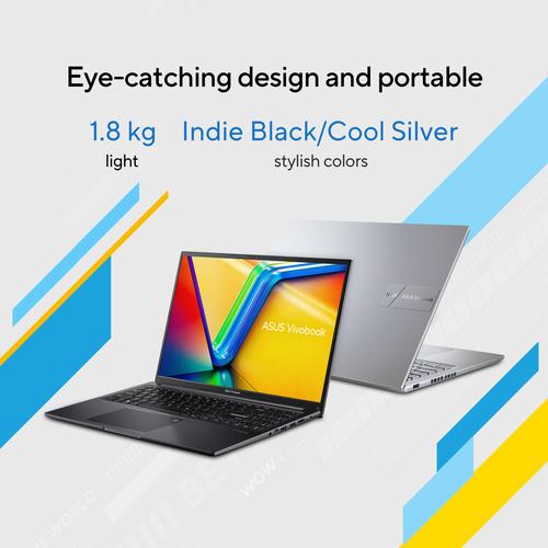 ASUS Vivobook 16 X1605VA-SH1961W Intel® Core™ i7 i7-13620H Laptop 40,6 cm (16") WUXGA 16 GB DDR4-SDRAM 512 GB SSD Wi-Fi 6E (802.11ax) Windows 11 Home Nederlands Zwart - Image 8