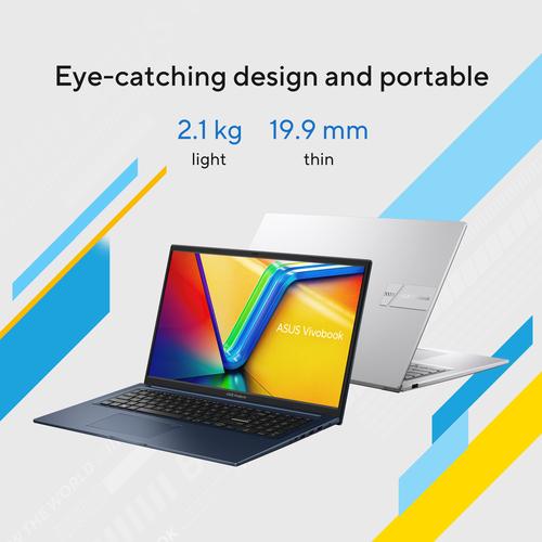 ASUS Vivobook 17 X1704VA-AU5NDW Intel Core 5 120U Laptop 43,9 cm (17.3") Full HD 16 GB DDR5-SDRAM 512 GB SSD Wi-Fi 6 (802.11ax) Windows 11 Home Nederlands Blauw - Image 7