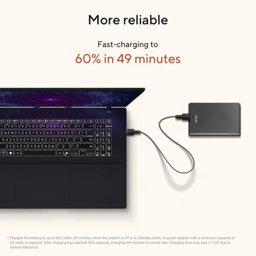 ASUS Vivobook 18 M1807HA-S8022W Copilot+ PC AMD Ryzen™ 7 260 Laptop 46,7 cm (18.4") WUXGA 32 GB DDR5-SDRAM 1 TB SSD Wi-Fi 6 (802.11ax) Windows 11 Home Nederlands Blauw - Image 9