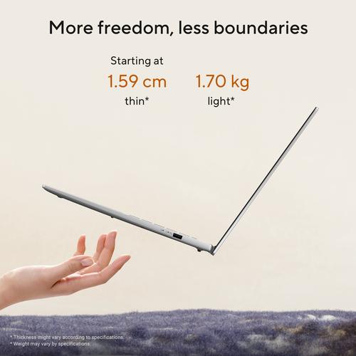 ASUS Vivobook S16 M3607GA-SH004W Copilot+ PC AMD Ryzen AI 7 445 Laptop 40,6 cm (16") WUXGA 32 GB DDR5-SDRAM 1 TB SSD Wi-Fi 6 (802.11ax) Windows 11 Home Nederlands Grijs - Image 10