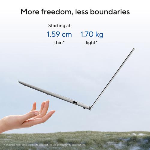 ASUS Vivobook S16 S3607AA-SH015W Copilot+ PC Intel Core Ultra 7 355 Laptop 40,6 cm (16") WUXGA 16 GB DDR5-SDRAM 512 GB SSD Wi-Fi 6 (802.11ax) Windows 11 Home Nederlands Zilver - Image 5