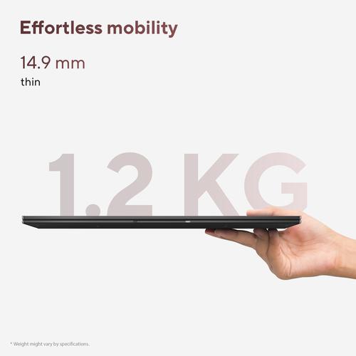 ASUS Zenbook 14 OLED UM3406GA-QDNADW AMD Ryzen AI 7 445 Laptop 35,6 cm (14") WUXGA 32 GB LPDDR5x-SDRAM 512 GB SSD Wi-Fi 6E (802.11ax) Windows 11 Home Nederlands Zwart - Image 4