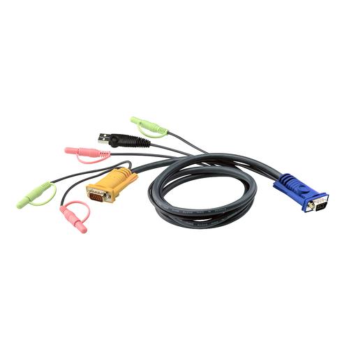 ATEN 5M USB KVM Kabel met 3 in 1 SPHD en Geluid