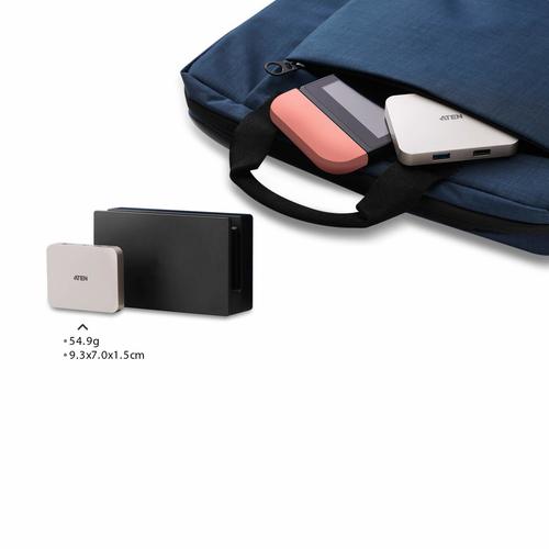 ATEN USB-C 4K Ultra Mini Dock met Power Pass-Through - Image 5