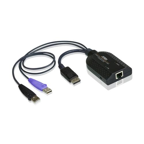 ATEN USB DisplayPort Virtual Media KVM-adapter met smartcard-ondersteuning
