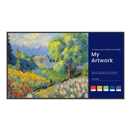 BenQ SL5504 Smart Signage Display Digitale signage flatscreen 139,7 cm (55") LCD 500 cd/m² 4K Ultra HD Zwart Type processor Android - Image 1