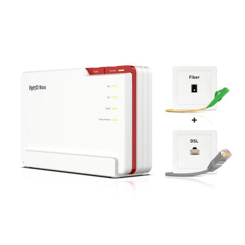 Box 5690 Pro International draadloze router 2.5 Gigabit Ethernet Tri-band (2,4 GHz / 5 GHz / 6 GHz) Wit - Image 1