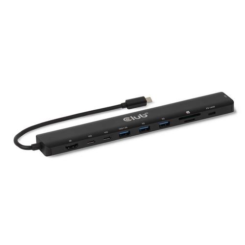 CLUB3D 10-1 Portable Dock USB Type-C® 10Gbps to HDMI™ 8K30Hz PD3.1 Max.140Watt - Image 1