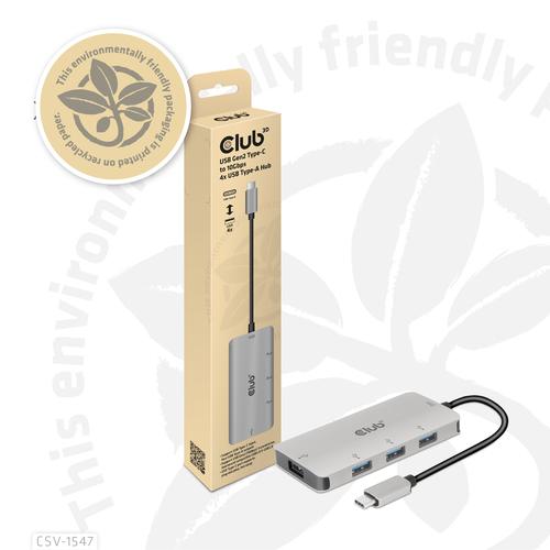 CLUB3D 4-Port USB-A Hub for USB-C – 10Gbps Fast Transfer - Image 3
