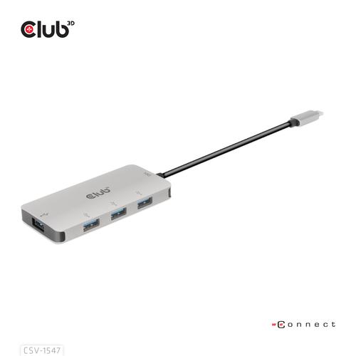 CLUB3D 4-Port USB-A Hub for USB-C – 10Gbps Fast Transfer - Image 4