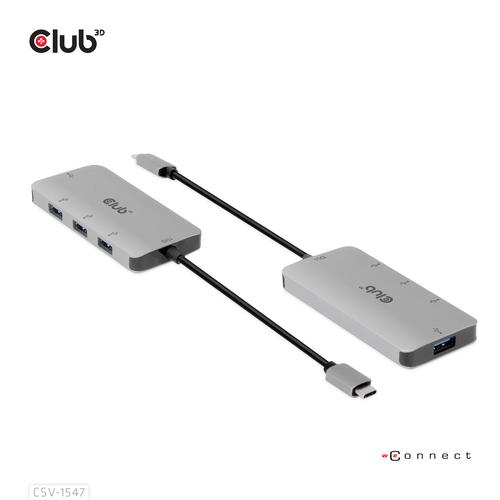 CLUB3D 4-Port USB-A Hub for USB-C – 10Gbps Fast Transfer - Image 5