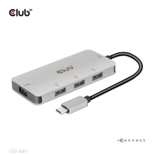CLUB3D 4-Port USB-A Hub for USB-C – 10Gbps Fast Transfer - Image 7