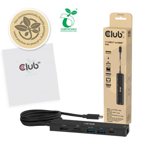 CLUB3D 7-1 USB-C® naar HDMI™-hub - Image 5