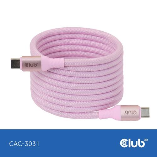 CLUB3D CAC-3031 USB-kabel USB 2.0 2 m USB C Roze - Image 5
